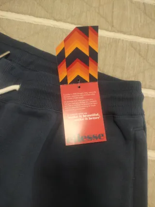Pantalón chándal Ellesse Talla L Azul Nuevo