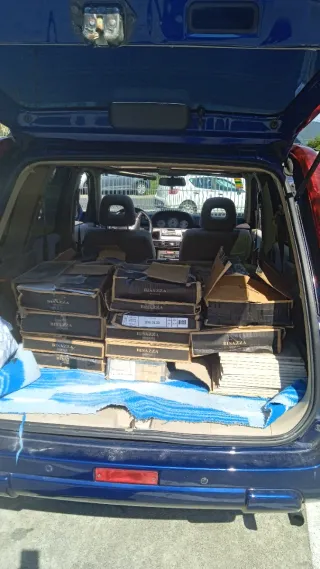 Gresite azul mosaico vidrio