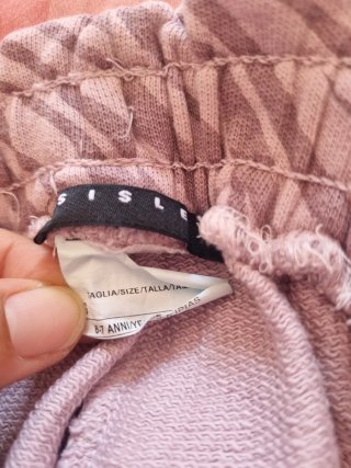 Calças Sisley rosa 6-7 anos