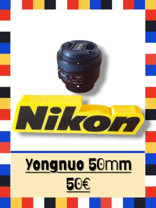 Objetivo Yongnuo 50mm f/1.8(LEER)