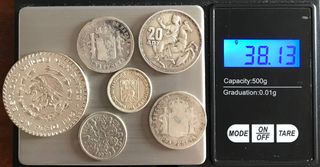 Lote Monedas Plata Variadas + Regalo