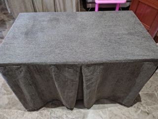 Mesa Camilla Completa Tela y Cristal