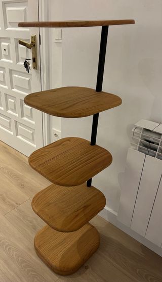 Estantería madera y hierro decorativa