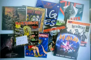 Lote Vinilos Rock/Metal - Cambio por Guitarra Zurd