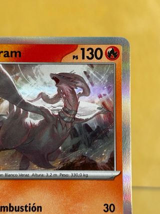 Carta Pokémon Reshiram Básico 130 PS