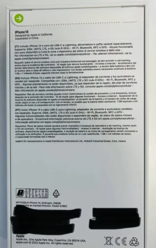 iPhone 14 256GB Midnight