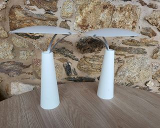 Lámparas de mesa blancas (2 unidades)