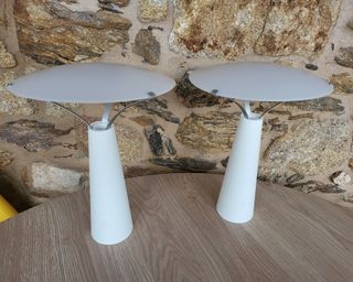 Lámparas de mesa blancas (2 unidades)