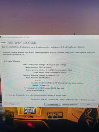 Ordenador Gaming Funcional hecho a piezas