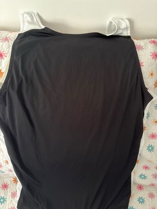 Camiseta Joma Hombre Negra y Blanca