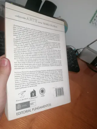 Libro: TEORÍA DEL TEATRO - Santiago Trancón