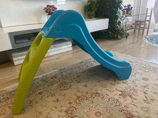 Tobogán infantil Feber azul y verde