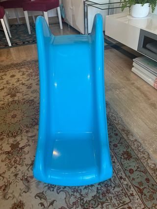 Tobogán infantil Feber azul y verde