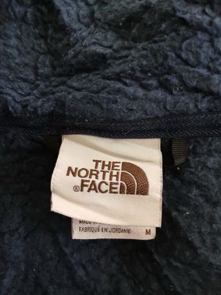 the north face sherpa jacket woman size M blue