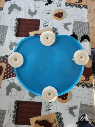 Asiento bañera infantil azul