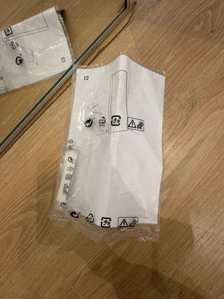 Espejo Ikea Plata Metal Cristal