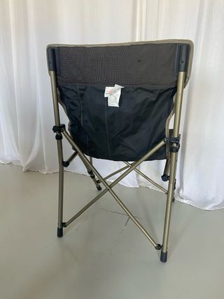 Silla plegable de tela y metal acero