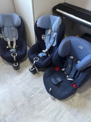 3 Sillas de Coche Infantiles. Britax Romer y gb