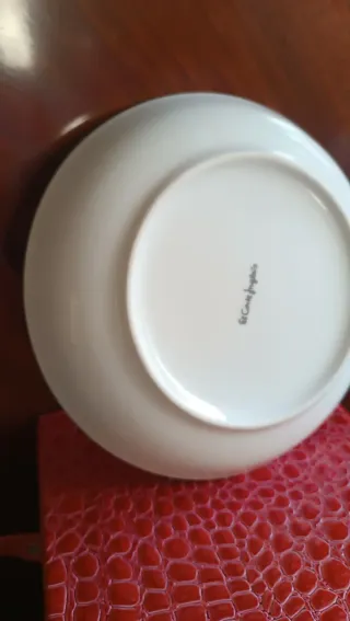 Cuenco porcelana flores vintage El Corte Inglés