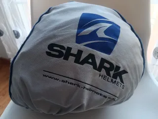 Casco Moto Shark Negro/Blanco