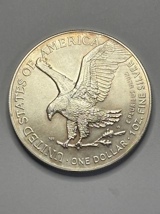 Moneda Plata Onza Águila Americana 2024