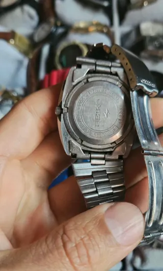 Reloj Seiko Automático Plata y Gris