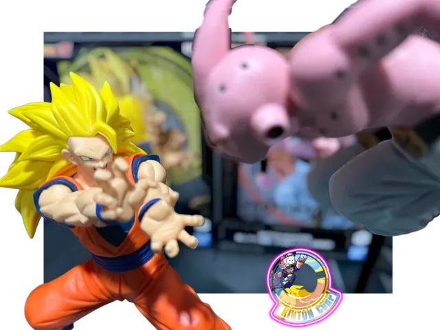 Set Dragon Ball Match Makers Goku ssj3 vs kid buu