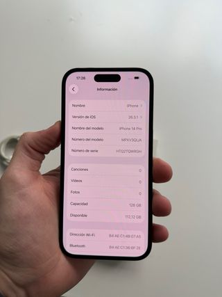iPhone 14 Pro 128GB Negro Espacial – Como nuevo