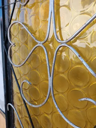 Mampara/ separador ambiente vintage hierro forjado