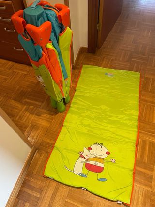 Cuna de viaje Ital Rojo 2 alturas Como nueva