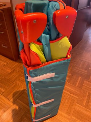 Cuna de viaje Ital Rojo 2 alturas Como nueva