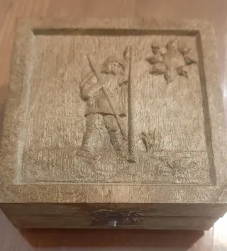 Brújula Reloj de Sol Medieval Latón, en su caja