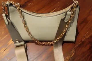 Borsa Mango Beige – Ecopelle – Doppia Tracolla