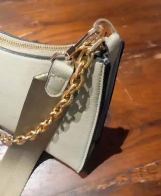 Borsa Mango Beige – Ecopelle – Doppia Tracolla