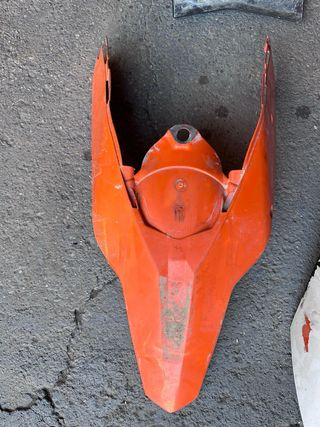 Carcasas Plástico KTM Naranja y Negra