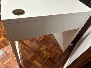 Escritorio Blanco Madera y Metal