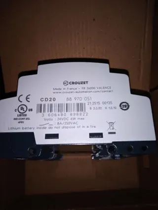 Crouzet Millenium 3 CD20 PLC