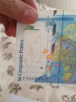 Billete 50 Francos El Principito 1994