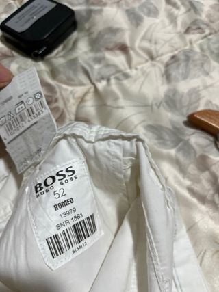 Pantalón Hugo Boss Hombre Blanco