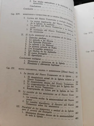 El Ministerio y los Ministerios - Ed. Cristiandad