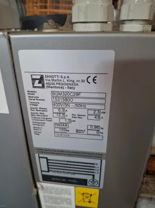 Motor congelación trifásico Zanotti