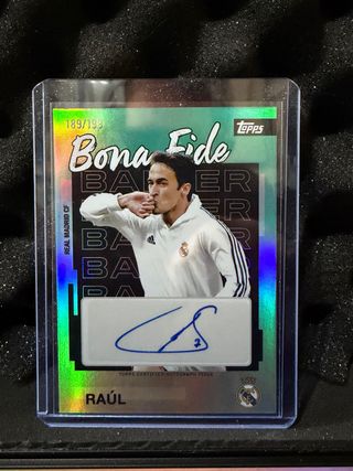 Carta Firmada Raúl González Blanco Real Madrid Top