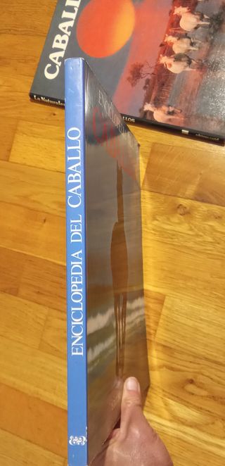 Lote 2 libros Enciclopedia del caballo y Caballos.