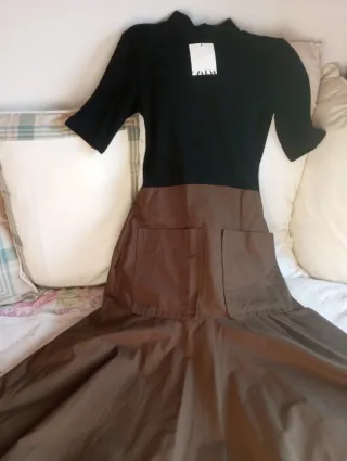 Vestido combinado