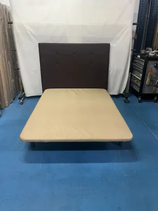 Base tapizada + Colchón 135x190
