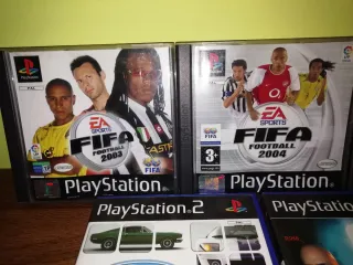 Lote 9 Juegos PS1 y PS2: FIFA, Colin McRae, Silent