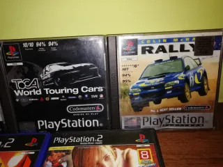 Lote 9 Juegos PS1 y PS2: FIFA, Colin McRae, Silent