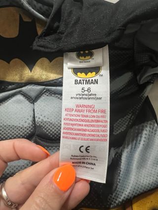 Disfraz Batman Niño T. 5/6 capitan america t.6/7