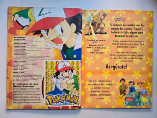 Album COMPLETO Pokémon + Póster (Álbum Rojo)