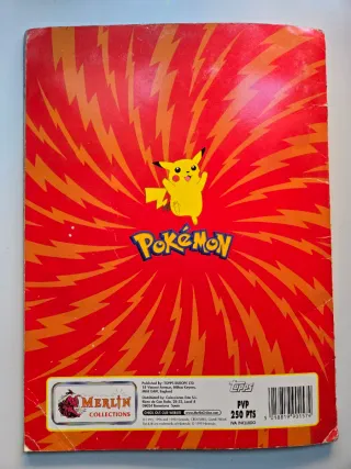Album COMPLETO Pokémon + Póster (Álbum Rojo)